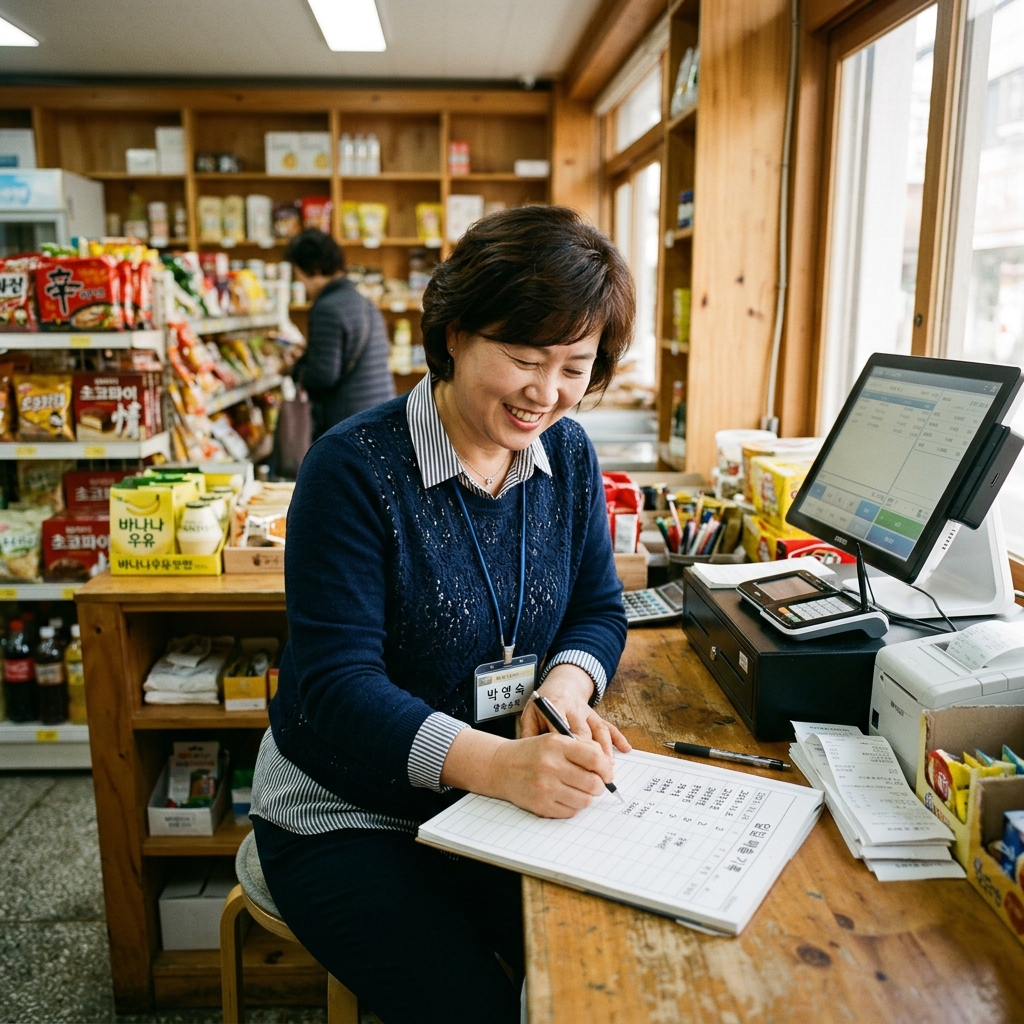 매출 기록